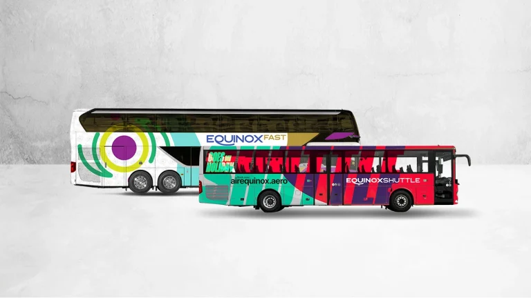 Creative, comprehensive, and social awareness-raising advertising on urban public transport vehicles